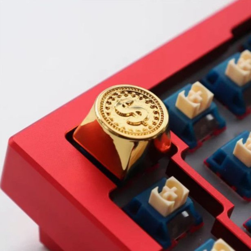 Gaming Accessories Aesthetic - Keycap Anime Tema Koin Emas USD