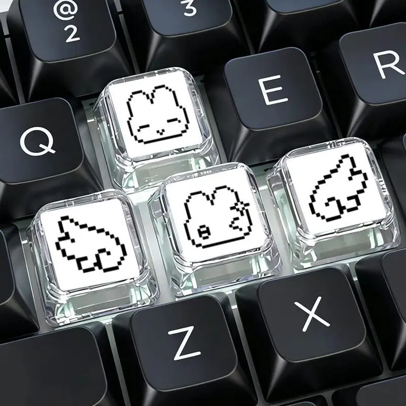 Gaming Accessories Aesthetic - 1 set berisi 4 buah tombol