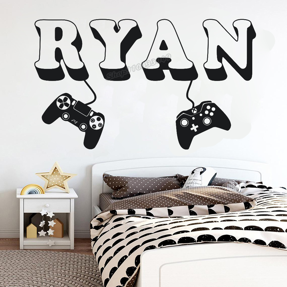 Gaming Accessories For Room - Stiker Dinding Bertema Game, Stiker Dinding