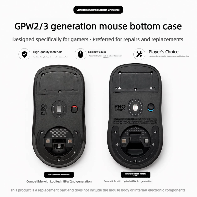 Casing Bawah Mouse Pengganti u - Logitech Mouse G Pro X Superlight ulasan dan harga