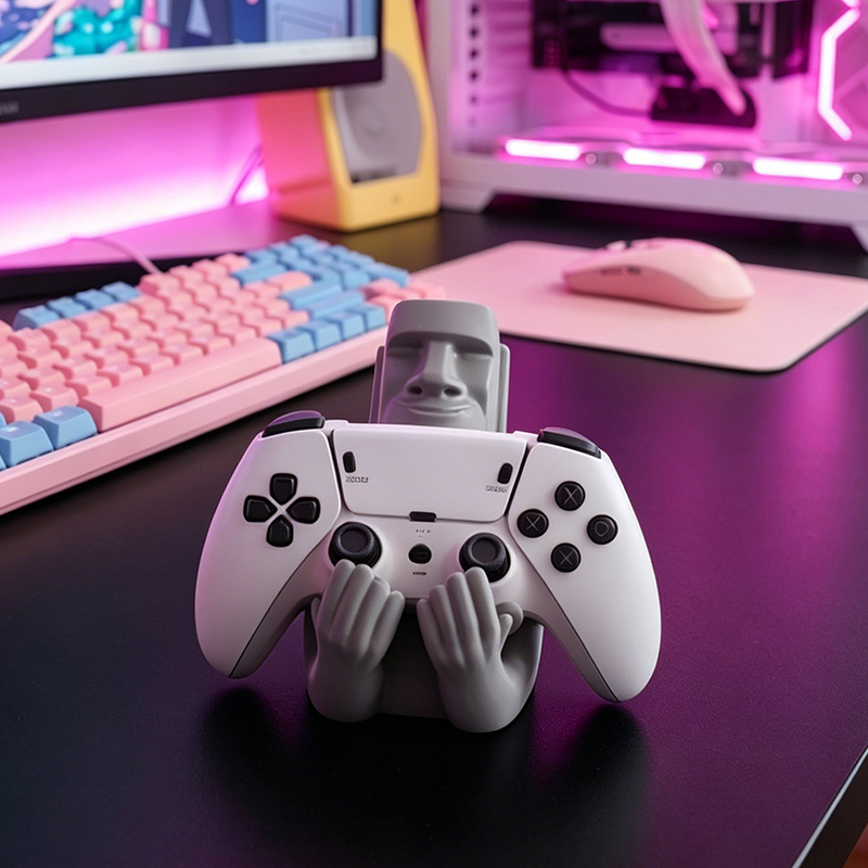 Penyangga Gamepad Resin Batu M - Gaming Accessories For Room ulasan dan harga